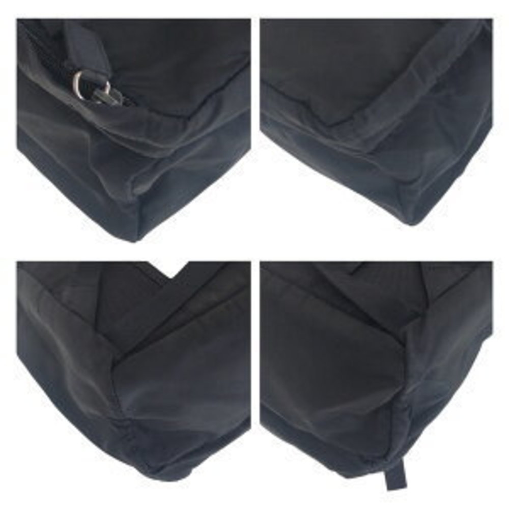 Prada Triangular Backpack Nylon Black Tessuto - image 3